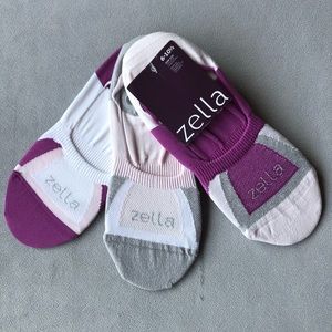 Zella ~ 3 Pack No Show Socks ~ Women’s Shoe Size 6–10.5 ~ Brand New!